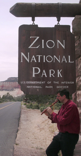 Clint Goss at the East Entrance to Zion